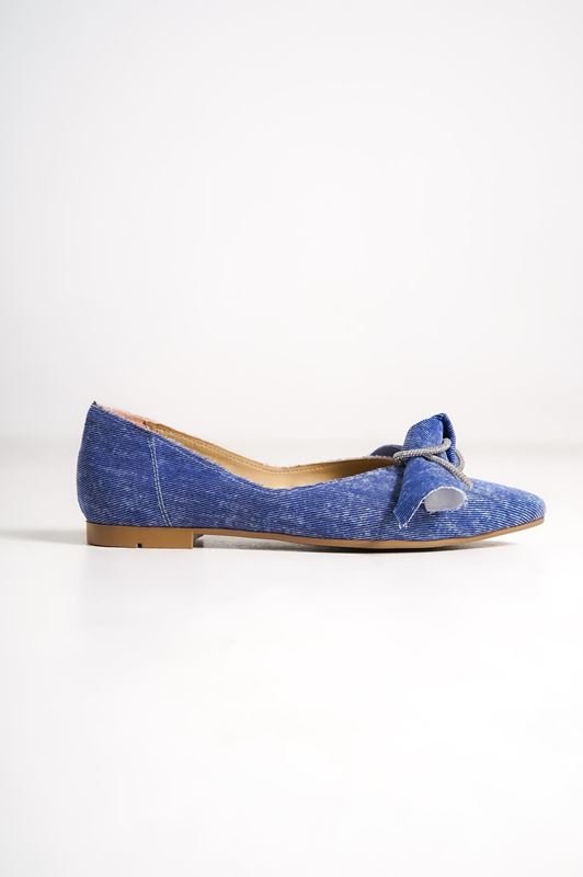 Samber Kadın Babet Ayakkabı KOT FİYONKLU-TAŞLI