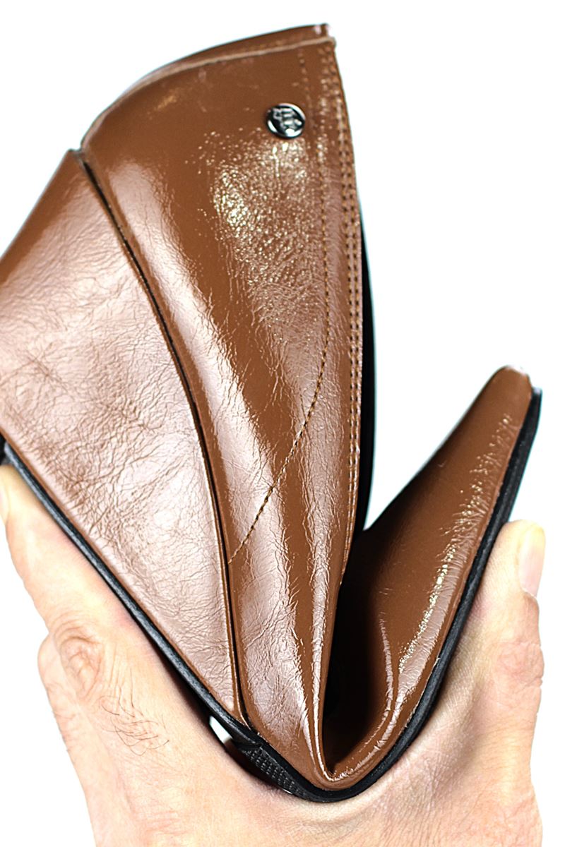 Perla Esnek Yumuşak Kaymaz Taban (8 cm) Kadın Dolgu Topuk  Taba Rugan Ayakkabı