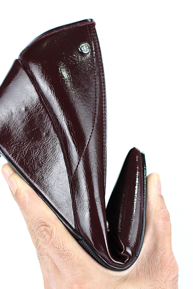 Perla Esnek Yumuşak Kaymaz Taban (8 cm) Kadın Dolgu Topuk  Kahverengi Rugan Ayakkabı