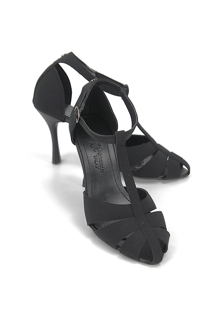 Princess Kadın Klasik Topuklu Ayakkabı SİYAH SÜET