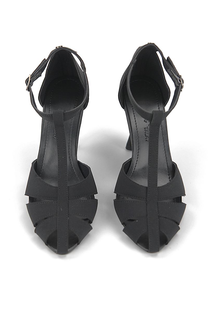 Princess Kadın Klasik Topuklu Ayakkabı SİYAH SÜET