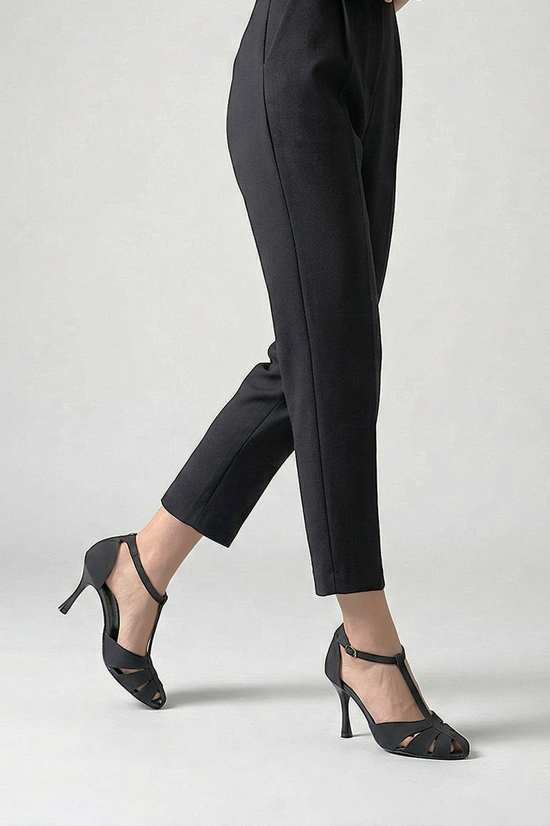 Princess Kadın Klasik Topuklu Ayakkabı SİYAH SÜET