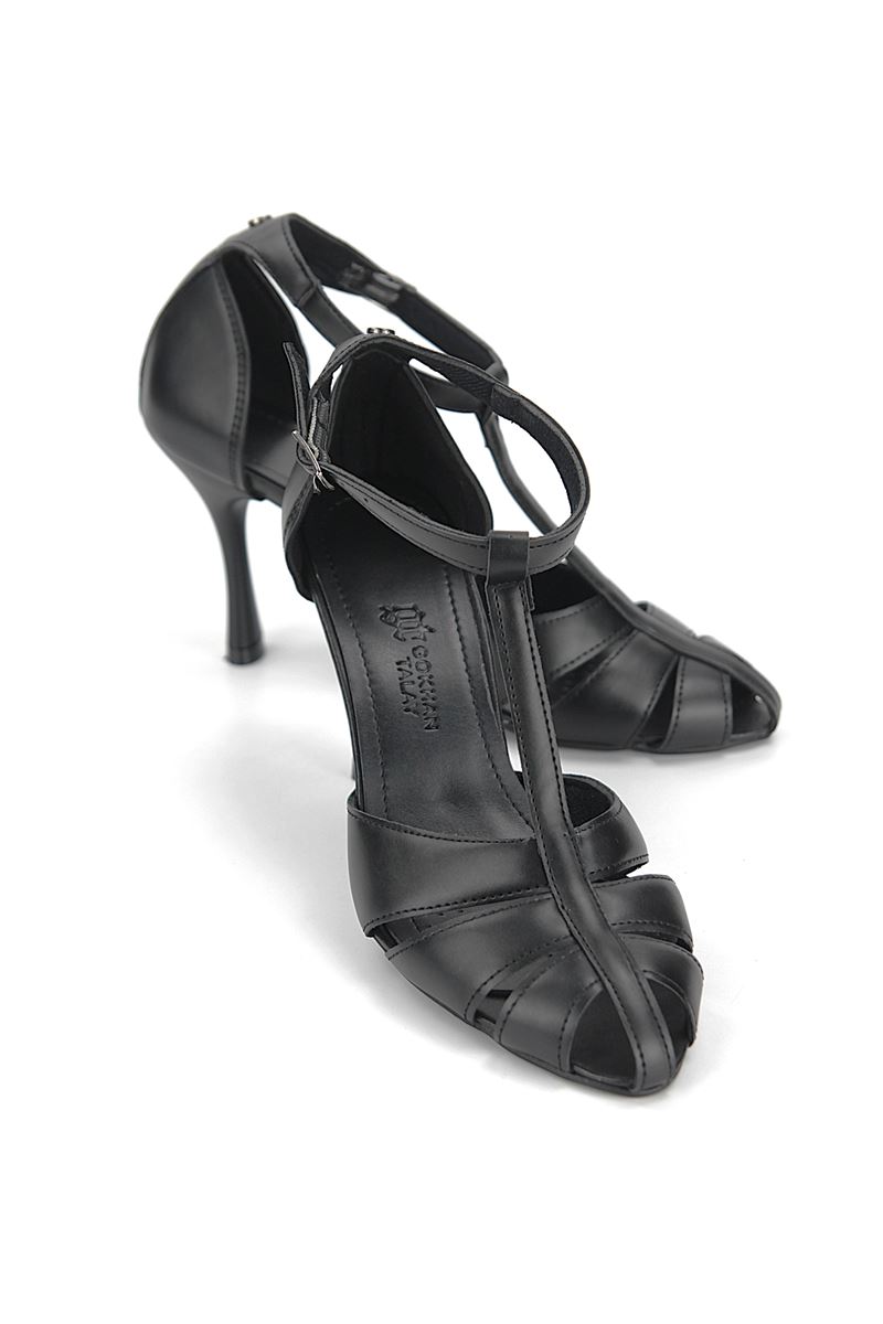 Princess Kadın Klasik Topuklu Ayakkabı SİYAH CİLT