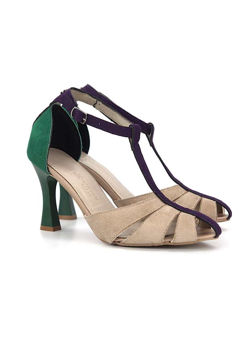 Princess Kadın Klasik Topuklu Ayakkabı VİZON SÜET