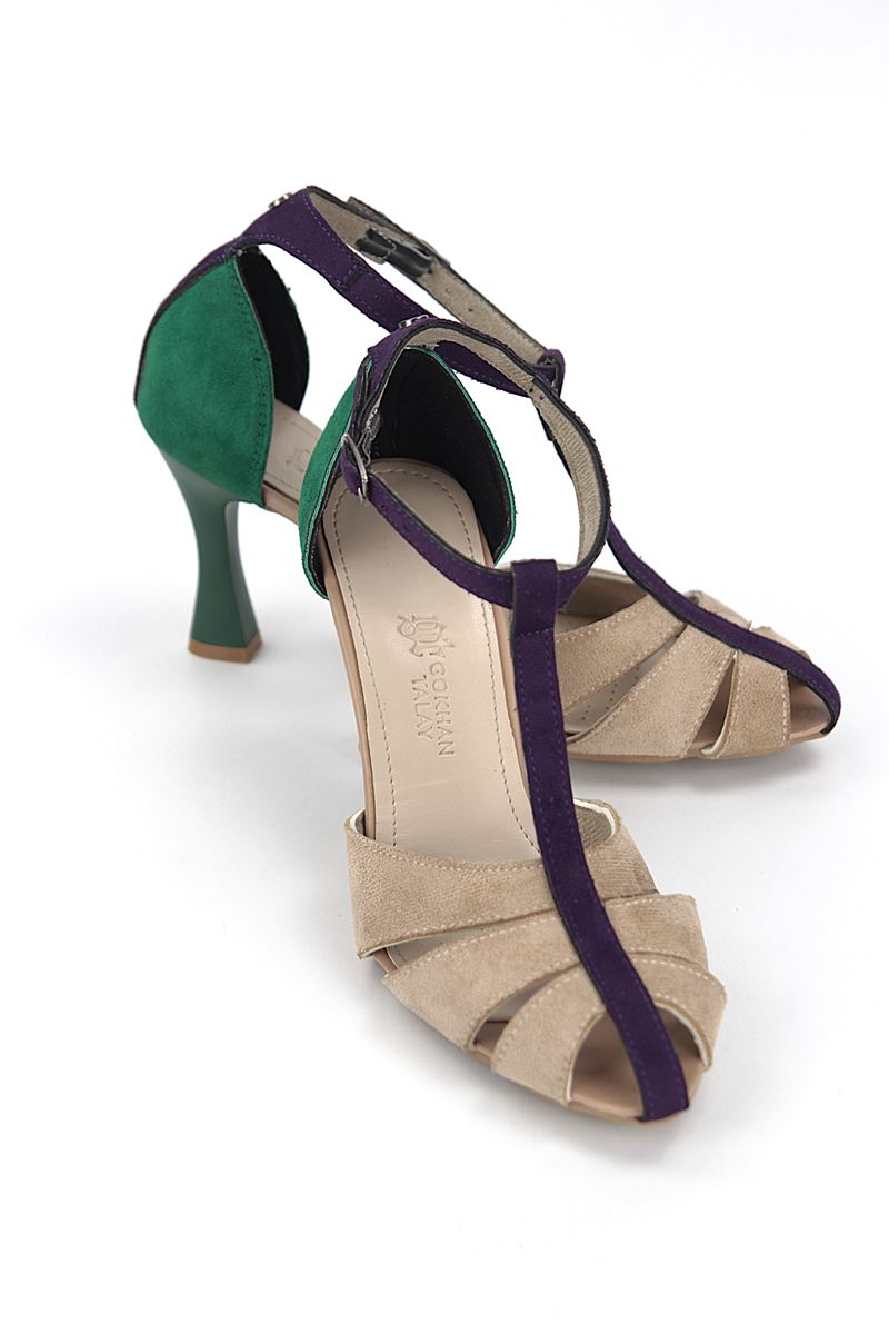 Princess Kadın Klasik Topuklu Ayakkabı VİZON SÜET