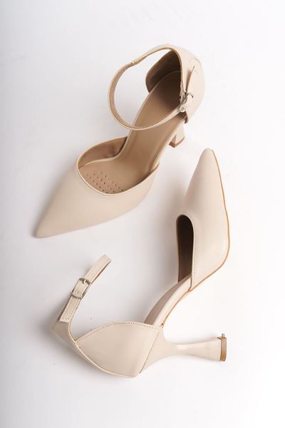 Jany Bej Cilt Orta Topuklu (8 cm) Klasik Topuklu Ayakkabı