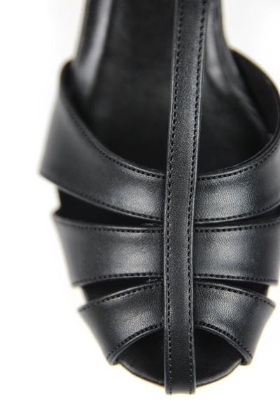 Queenn Kadın Klasik Kısa Topuklu (4-6 cm) Ayakkabı  Siyah Cilt