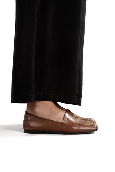 Amaranta Esnek Taban Katlanabilir Taba Rugan Babet Kadın Ayakkabı