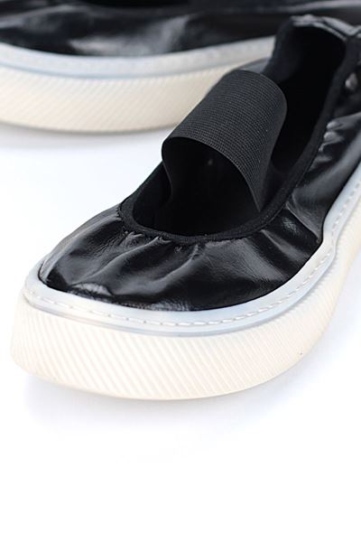 Gemma Siyah Cilt-Beyaz Taban Kalın Bant Detaylı Kadın Sneaker Spor Ayakkabı