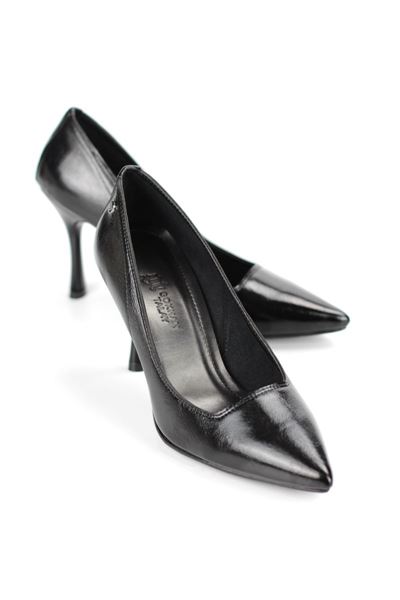 Beliz Kadın Stiletto Topuklu Ayakkabı SİYAH RUGAN