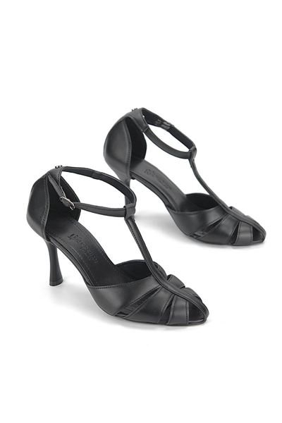 Princess Kadın Klasik Topuklu Ayakkabı SİYAH CİLT