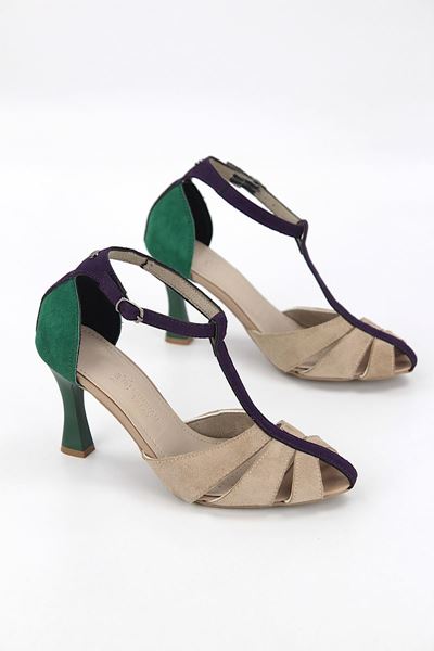 Princess Kadın Klasik Topuklu Ayakkabı VİZON SÜET