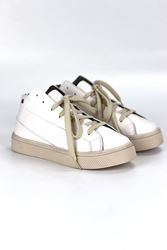 Cypress Beyaz Cilt Bağcıklı Bilekli Kadın Sneaker Ayakkabı