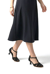 Queenn Kadın Klasik Kısa Topuklu (4 cm) Ayakkabı  Siyah Süet